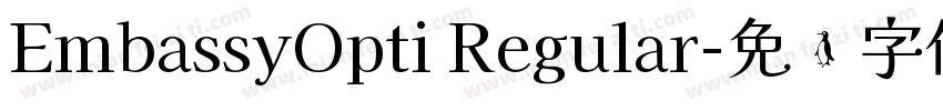 EmbassyOpti Regular字体转换